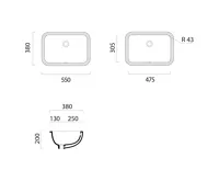 GSI PURA/CLASSIC keramické umyvadlo pod desku 38x55cm, bílá ExtraGlaze (3)