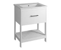 AQUALINE ZUNO 65 keramické umyvadlo nábytkové 65x45cm, bílá (1)