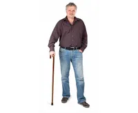 HomeLife Vycházková hůl dřevěná (6)