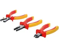 BGS Kleště elektrikářské VDE ,3 díly sada v penálu (1)
