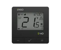 ENGO Controls Chytrý termostat E40-BATB ZigBee/868MHz, černá