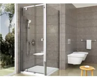 Ravak pevná stěna Pivot PPS-100 bright alu+Transparent