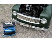 BGS Židle pracovní pojízdná, zásuvka, odkládací plocha (1)