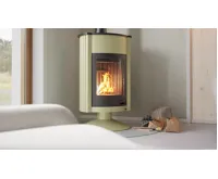 HS Flamingo Krbová kamna MASTERFLAMME ® Grande II, olivová (36)