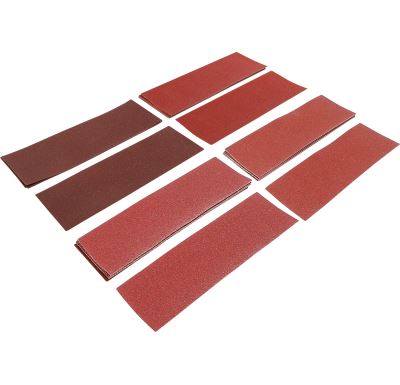 BGS Sada brusného papíru, vibrační bruska / brusná podložka, 93 × 230 mm, K 60–120, 25díln