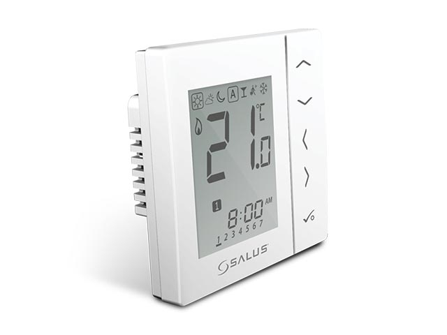 SALUS Bezdrátový digitální pokojový termostat 4v1 - bílý VS10WRF, Systém SMART HOME