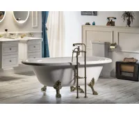 SAPHO ANTEA připojení pro instalaci vanové baterie do podlahy (pár), bronz (5)