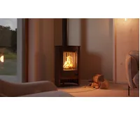 HS Flamingo Krbová kamna MASTERFLAMME ® Piccolo I, hnědá - sametová (15)