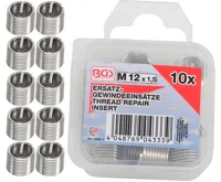 BGS Vložky náhradní M12 x 1,5; 10 ks BGS Vložky náhradní M12 x 1,5; 10 ks