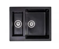 GRANISIL FABERO 770.5 Granitový dřez s vaničkou, černý