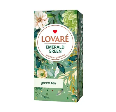 Čaj Lovaré Emerald Green (24 sáčků)
