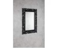 SAPHO SCULE zrcadlo ve vyřezávaném rámu 70x100cm, černá (3)