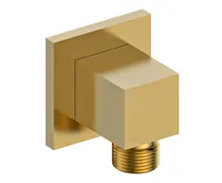 SAPHO Vývod sprchy, hranatý, zlato mat