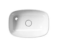 GSI NUBES keramické umyvadlo na desku 50x35cm, bílá ExtraGlaze (5)