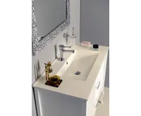 SAPHO SLIM keramické umyvadlo, nábytkové, 90x46,5cm, bílá (4)