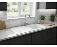 Keramický dřez Villeroy & Boch Siluet 900.0 Bílá keramika (19)