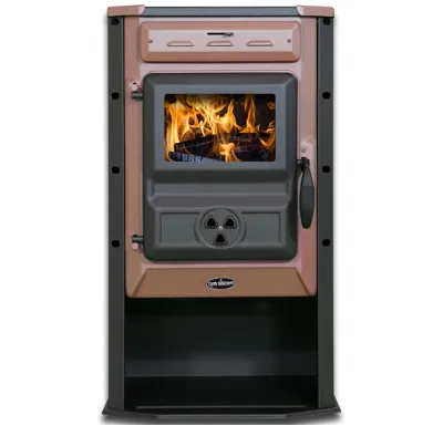 TIM SISTEM Krbová kamna na dřevo Čarobna pec ECO 6,9 kW, ocelová, hnědá