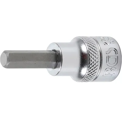 BGS Nástrčná hlavice, 10 mm (3/8"), vnitřní šestihran 1/4"
