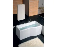 POLYSAN VERSYS L asymetrická vana 160x84x70x47cm, bílá (4)