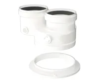 Bosch připojovací kus kouřovodu 2 x Ø 80mm PP V2 (dříve AZB 922)