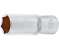 BGS Hlavice nástrčná 1/2" 21 mm, 6ti hranná, prodloužená, ProTorgue BGS Hlavice nástrčná 1/2" 21 mm, 6ti hranná, prodloužená, ProTorgue