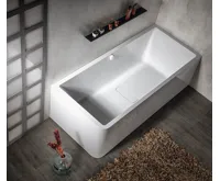 POLYSAN MARLENE CURVE R MONOLITH obdélníková vana 195x85x63cm, bílá (7)