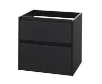 Opto, koupelnová skříňka, černá, 2 zásuvky, 610x580x460 mm Opto, koupelnová skříňka, černá, 2 zásuvky, 610x580x460 mm