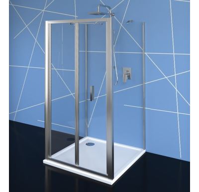 POLYSAN EASY třístěnný sprchový kout 900x900mm, skládací dveře, L/P varianta, čiré sklo
