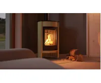 HS Flamingo Krbová kamna MASTERFLAMME ® Medie I, olivová (30)