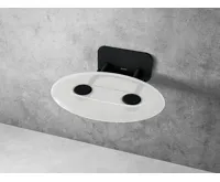 Ravak Sprchové sedátko OVO-P II-OPAL/BLACK