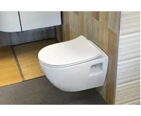 CREAVIT PAULA závěsná WC mísa, 35,5x50cm, bílá (4)