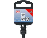 BGS Silová nástrčná hlavice, šestihranná,  6,3 mm (1/4"),  4,5 mm (3)