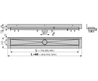 ALCAPLAST Podlahový žlab APZ23-950 (1)