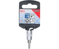 BGS Hlavice zástrčná 1/4" TS-Profil TS 20 s vrtáním (1)