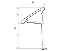 POLYSAN Krycí lišta pro vany a vaničky, 2x 1950mm, 2x roh, 2x zakončení, černá mat (5)