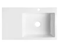 SAPHO AVORIA keramický dřez s odkapem, 86x51 cm, bílá SAPHO AVORIA keramický dřez s odkapem, 86x51 cm, bílá