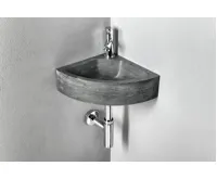 SAPHO BLOK kamenné umývátko rohové 30x30cm, antracit (3)