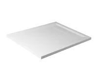 POLYSAN VARESA sprchová vanička z litého mramoru se záklopem, obdélník 100x80cm, bílá (3)