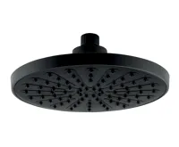 NOVASERVIS Pevná hlavová sprcha, průměr 200 mm, černá - RUP/200,5