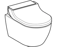 GEBERIT závěsný AquaClean TUMA Classic se sprchovacími funkcemi, Alpská bílá (1)