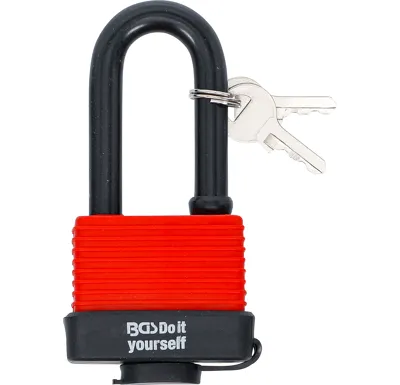 BGS Voděodolný visací zámek s vysokým třmenem, 50 mm - BGS 85807