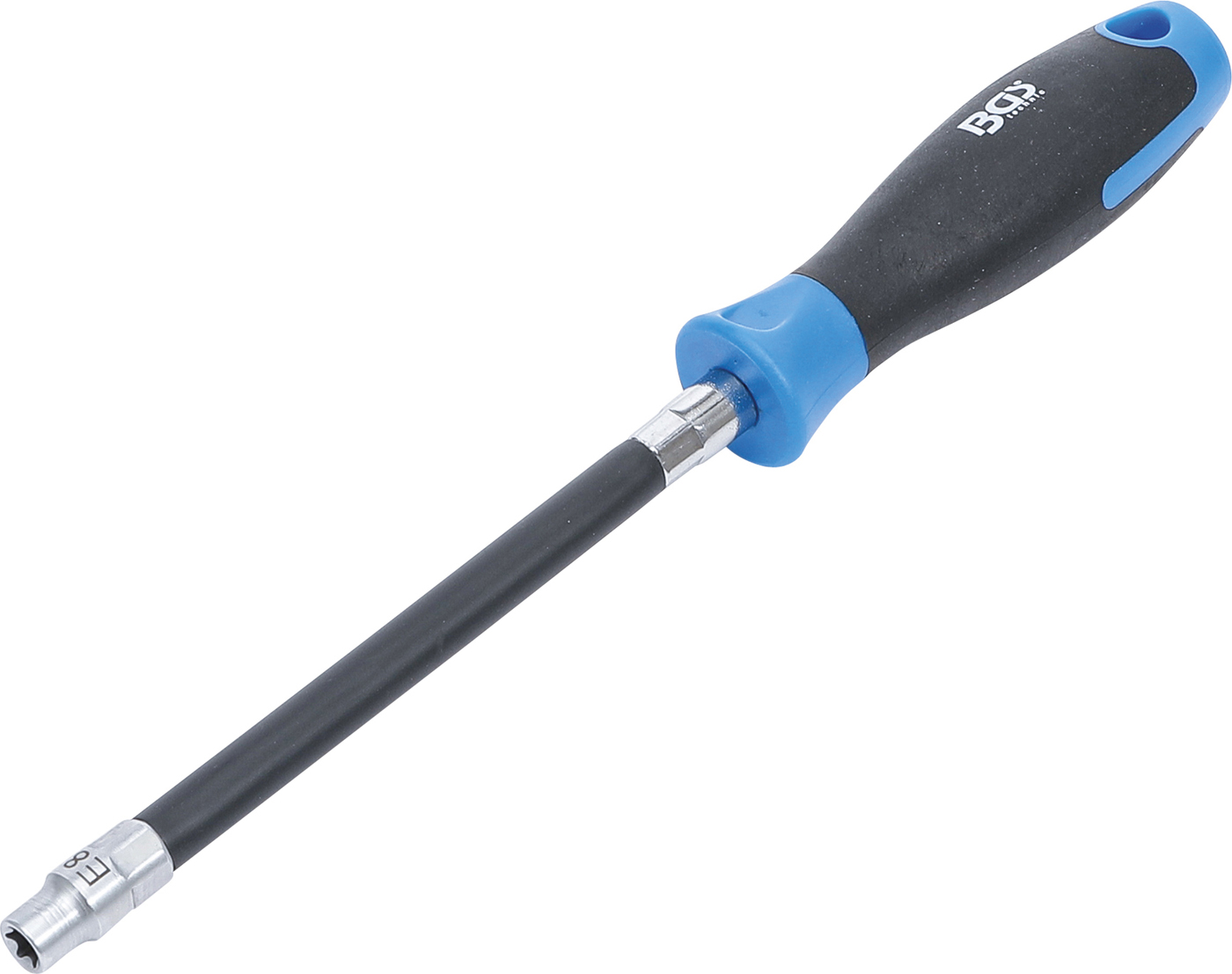 Bgs ohebný šroubovák s kulatou rukojetí, e-profil e 8, délka čepele 150 mm