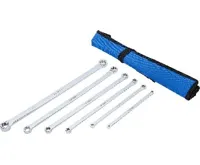 BGS Sada oboustranných očkových klíčů s očkovými hlavami E-profil | extra dlouhé | E6 x E7 - E (1)