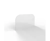 HS Flamingo Sklo pod kamna - Oblouk 1000x550 mm / 2xR200 / 6 mm (1)