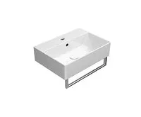 GSI KUBE X keramické umyvadlo 50x37cm, broušená spodní hrana, bílá ExtraGlaze (1)