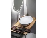 SAPHO THIN umyvadlo na desku, Rockstone, 60x40 cm, bílá mat (5)