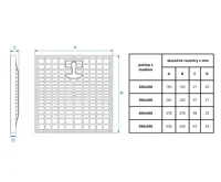 MONDIAL kanálový poklop s madlem 200 x 200 (3)