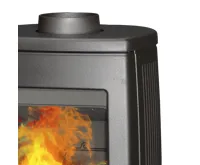 PLAMEN PLAMEN Litinová krbová kamna ARIA - černá (2)