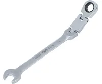 BGS Sada dvoukloubových ráčnových kombinovaných klíčů ,  nastavitelné ,  15 mm