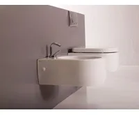 KERASAN FLO bidet závěsný 36,5x50cm, bílá (5)